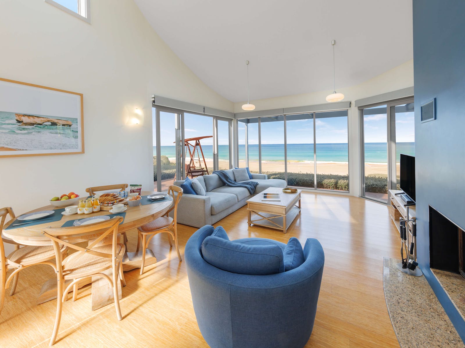 Beachfront Villa Living Room