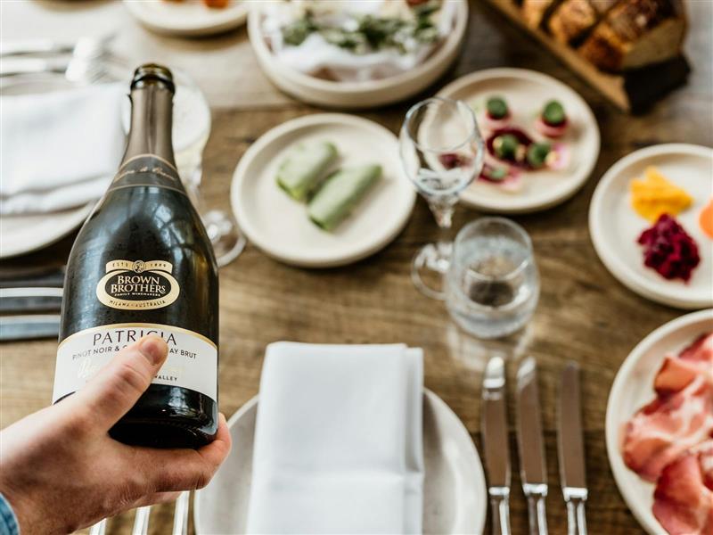 Brown Brothers wine bottle