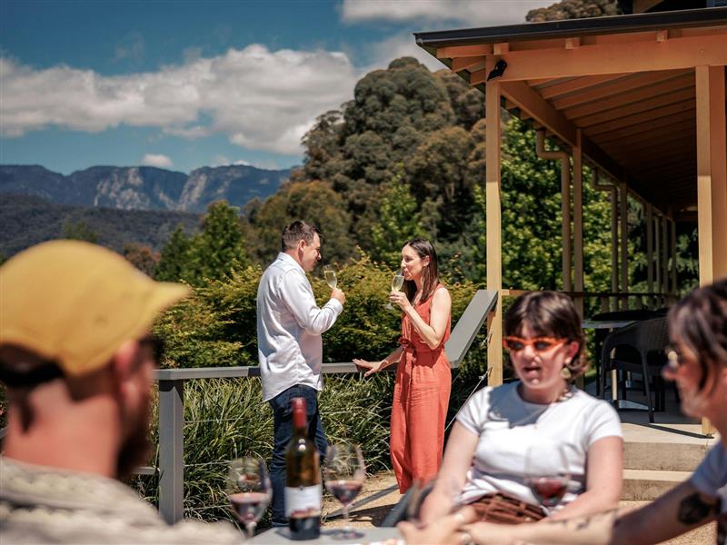 Beautiful views of Mt Buffalo from Ringer Reef