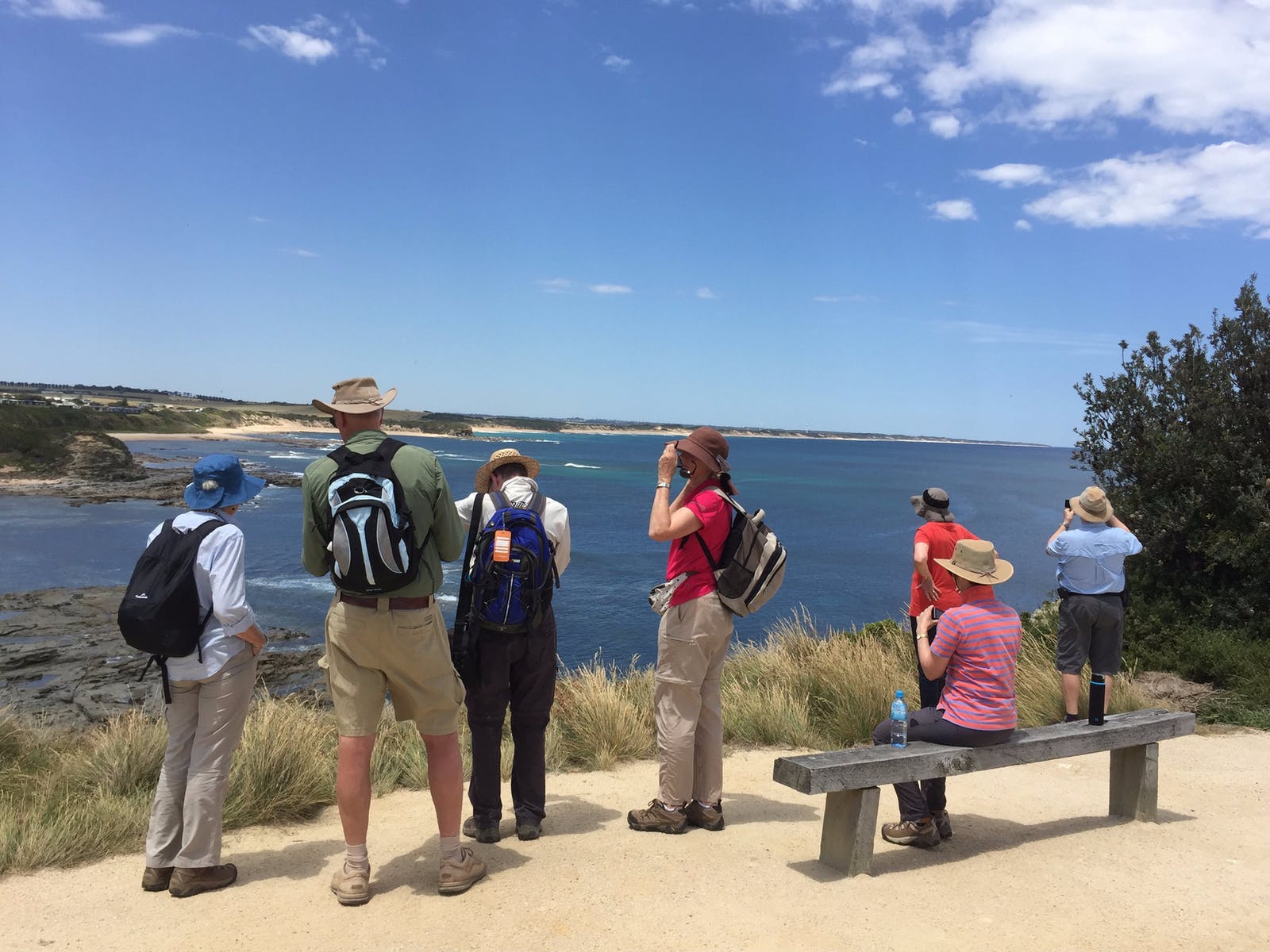 Admiring the views George Bass Coastal Walk