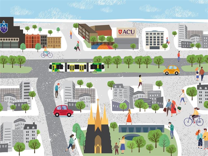 a map of Mary Glowrey museum