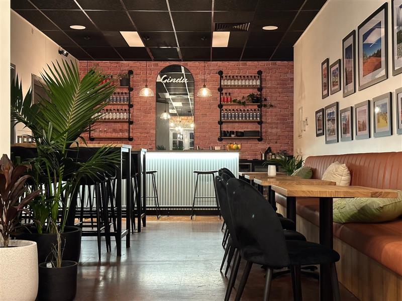 View into the tasting room