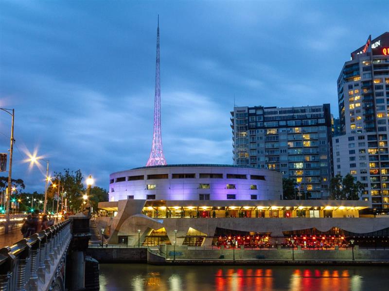 Hamer Hall, Arts precinct, Melbourne, Victoria, Australia