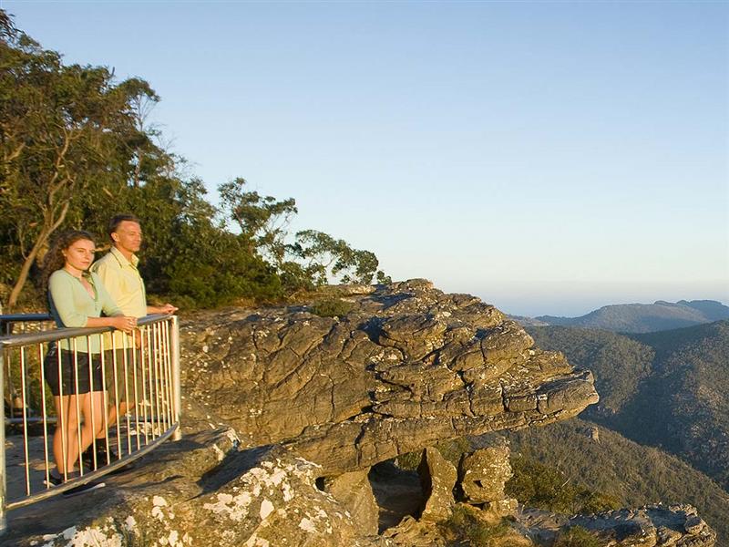 Couple at Reed Lookout, Grampians, Victoria, Australia