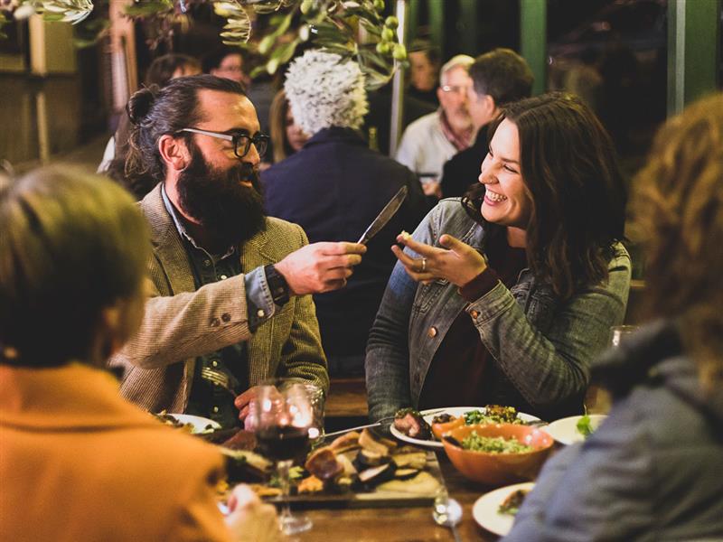 Dining out in the High Country, Victoria, Australia