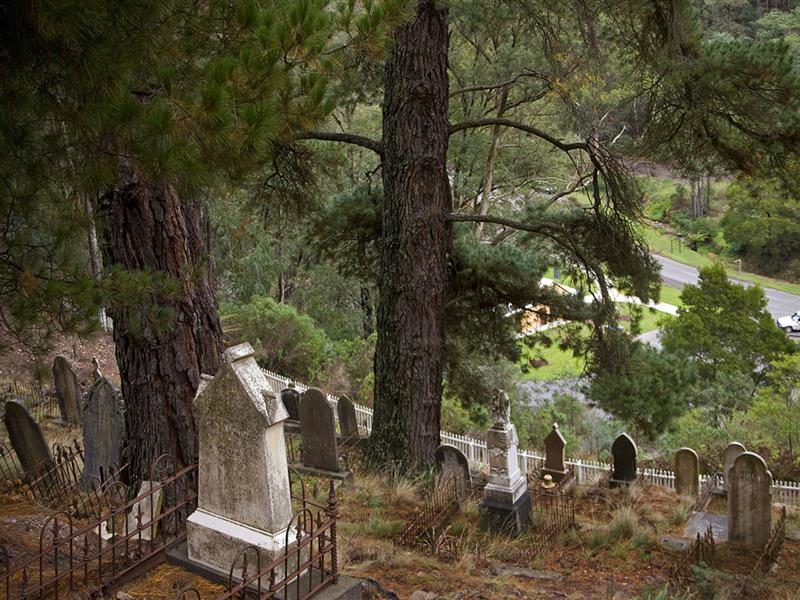 Walhalla cemetery, Walhalla, Gippsland, Victoria, Australia